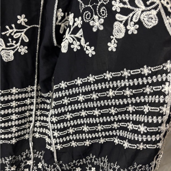 Solitaire Black and Cream Embroidered Cardigan - Picture 5 of 7